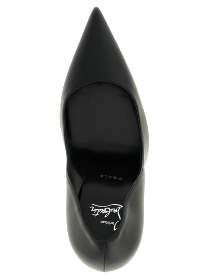 Christian Louboutin Black Lamb Leather High Heel Pumps