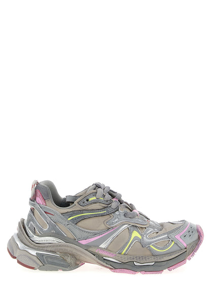 Athletic Sneakers by Balenciaga for women in polyester polyurethane polyethylene multicolor features an effortless chic silhouette, showcasing the signature athletic style of the Women's Athletic Polyester Polyurethane Polyethylene Sneakers collection with a truly effortless chic finish.