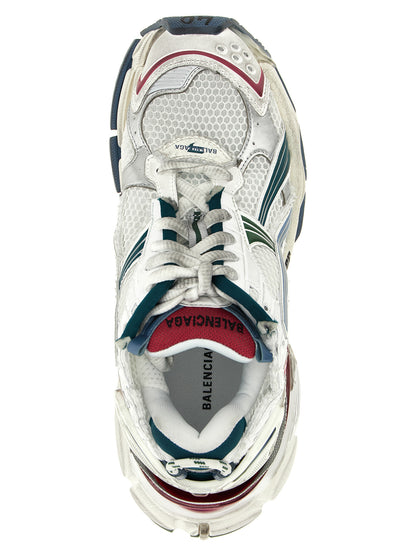 Athletic Sneakers by Balenciaga for men in polyester polyethylene & polyurethane multicolor showcases an impeccable silhouette, defined by an impeccable athletic style design that perfectly captures the essence of the Men's Athletic Polyester Polyethylene & Polyurethane Sneakers.