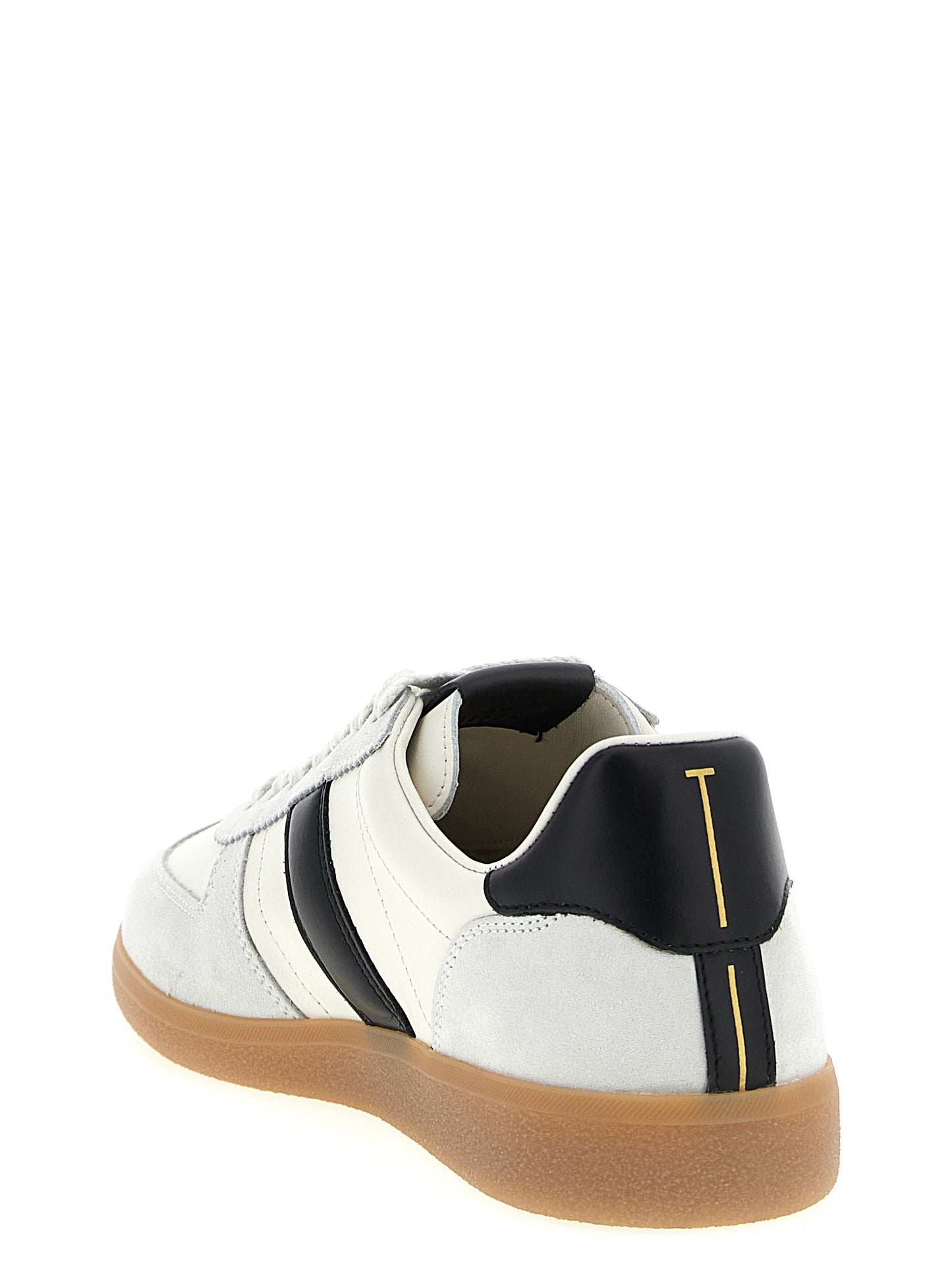 Sneakers by Tom Ford for men in suede calfskin leather bicolour, black & white presents a on trend silhouette from the Men's Fashion Suede Calfskin Leather Sneakers collection, showcasing a on trend fashion style for an elevated aesthetic.