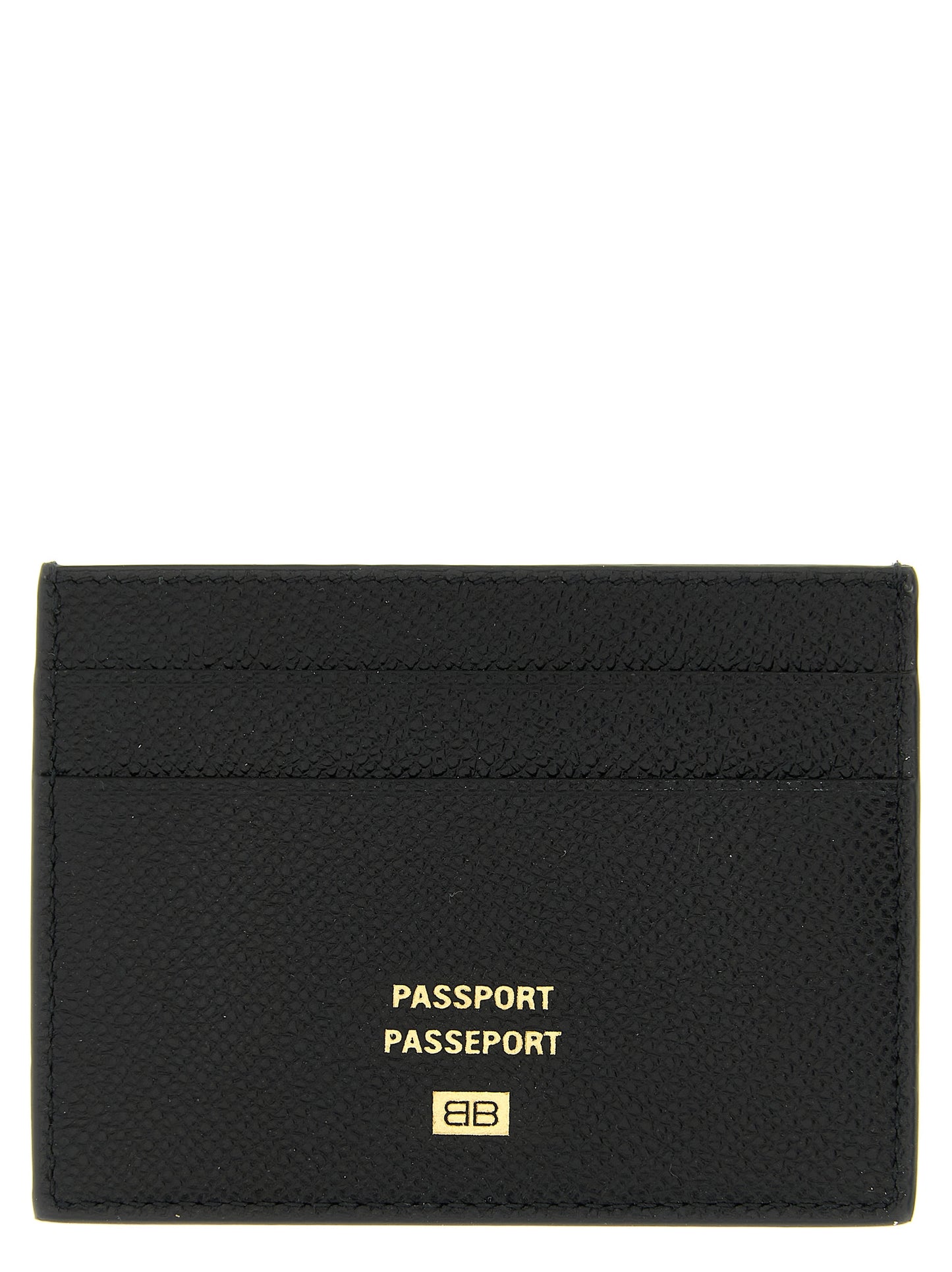 Cardholder Wallet by Balenciaga for men in calfskin leather black & print showcases a enchanting silhouette, artfully detailed with the signature style of the Calfskin Leather Cardholder Wallet and functional card-organization.
