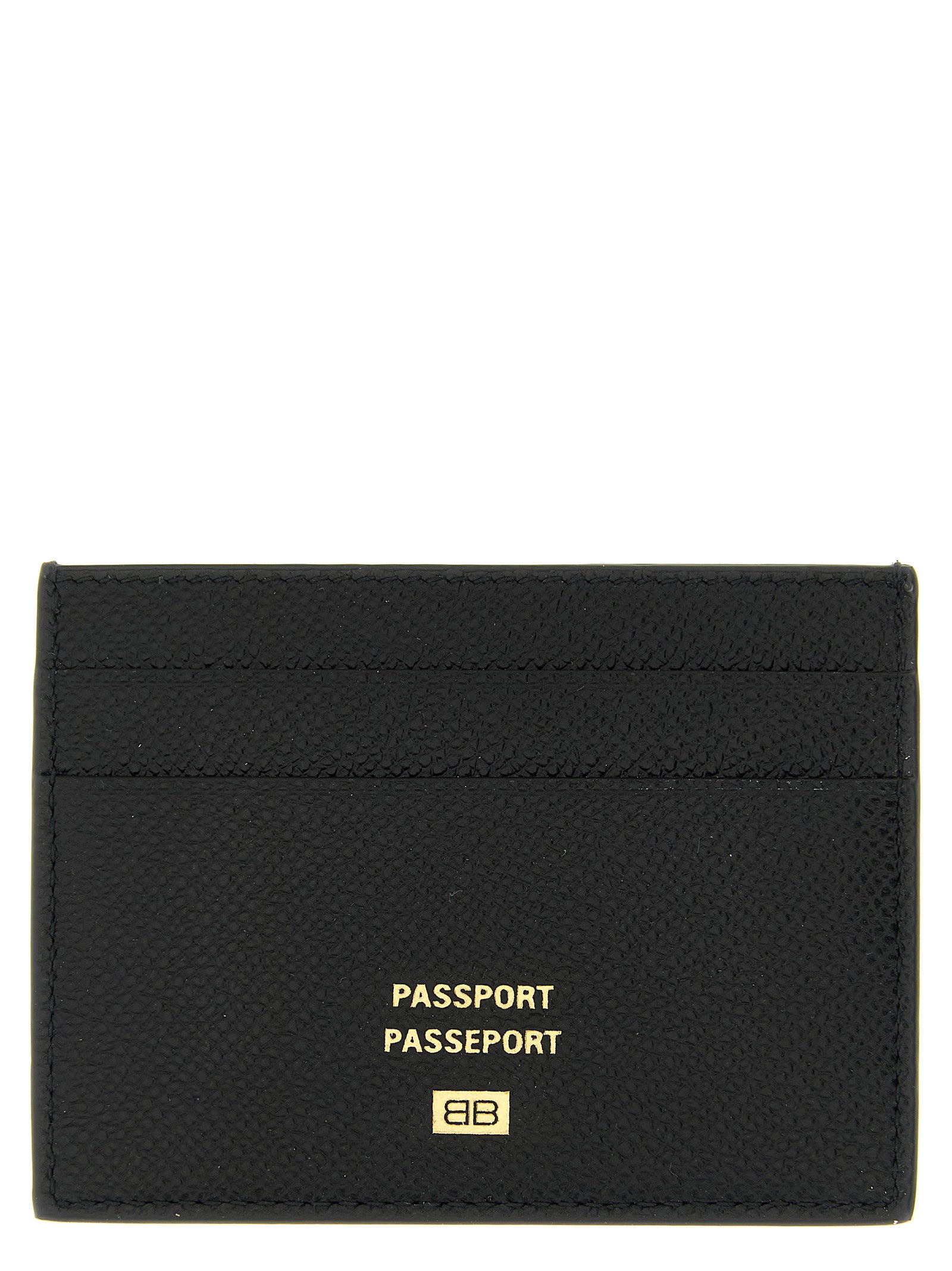 Cardholder Wallet by Balenciaga for men in calfskin leather black & print showcases a enchanting silhouette, artfully detailed with the signature style of the Calfskin Leather Cardholder Wallet and functional card-organization.