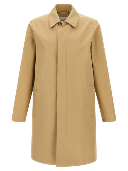 Burberry Men's Cotton Trench Coat - Beige