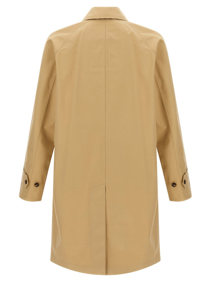 Burberry Men's Cotton Trench Coat - Beige