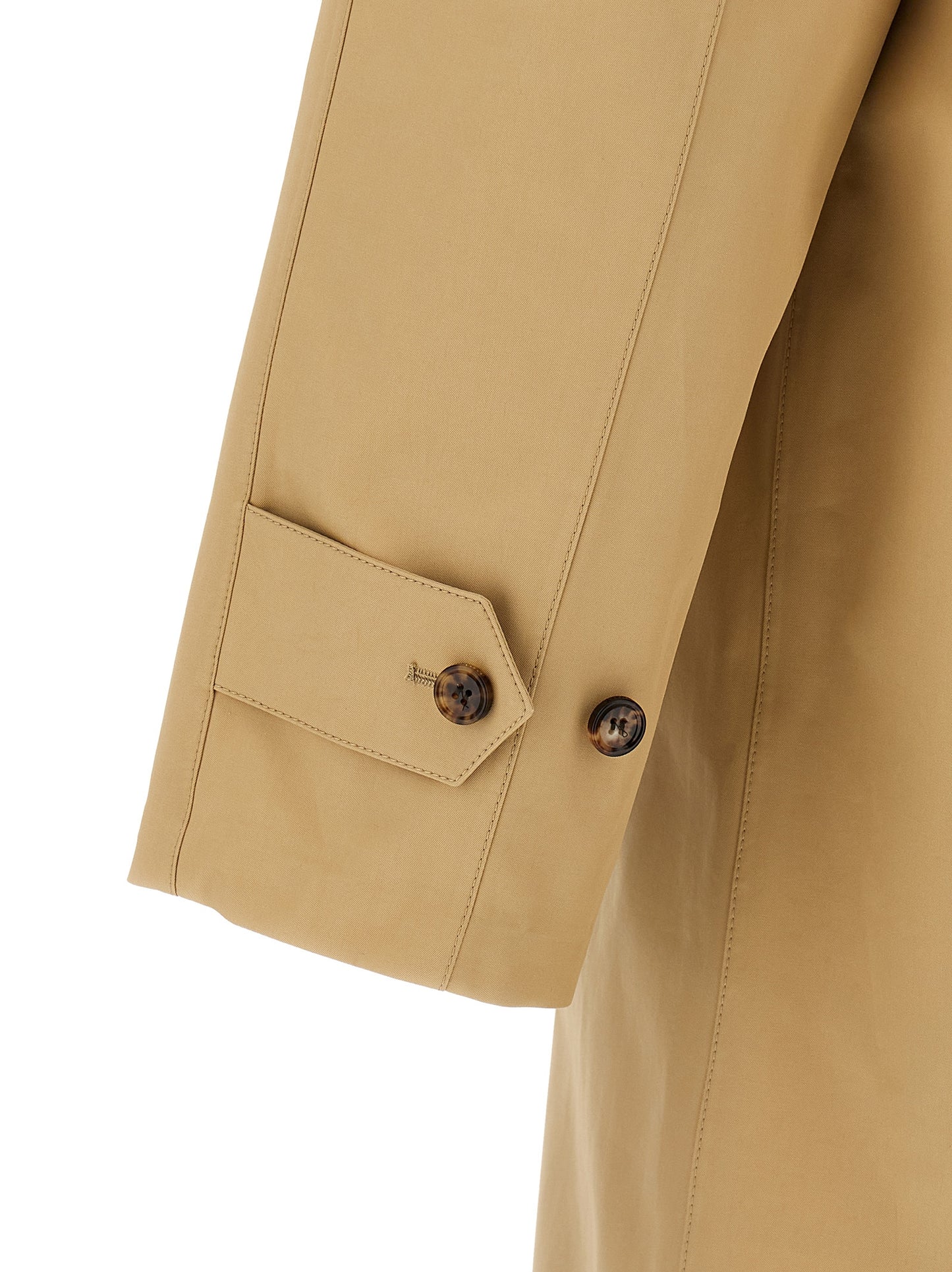 Burberry Men's Cotton Trench Coat - Beige