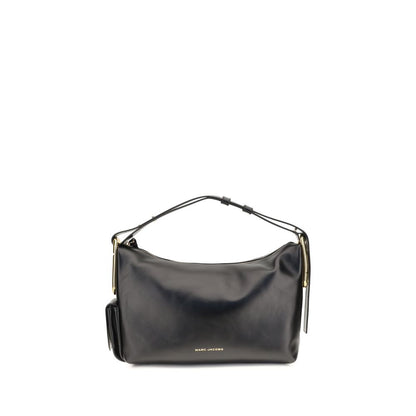 This Large Handbag by Marc Jacobs for women in bos taurus calf leather and black, natural & signature presents a sculptural silhouette featuring a secure , ample external-pockets, and versatile shoulder-strap & adjustable-strap for a sculptural finish.