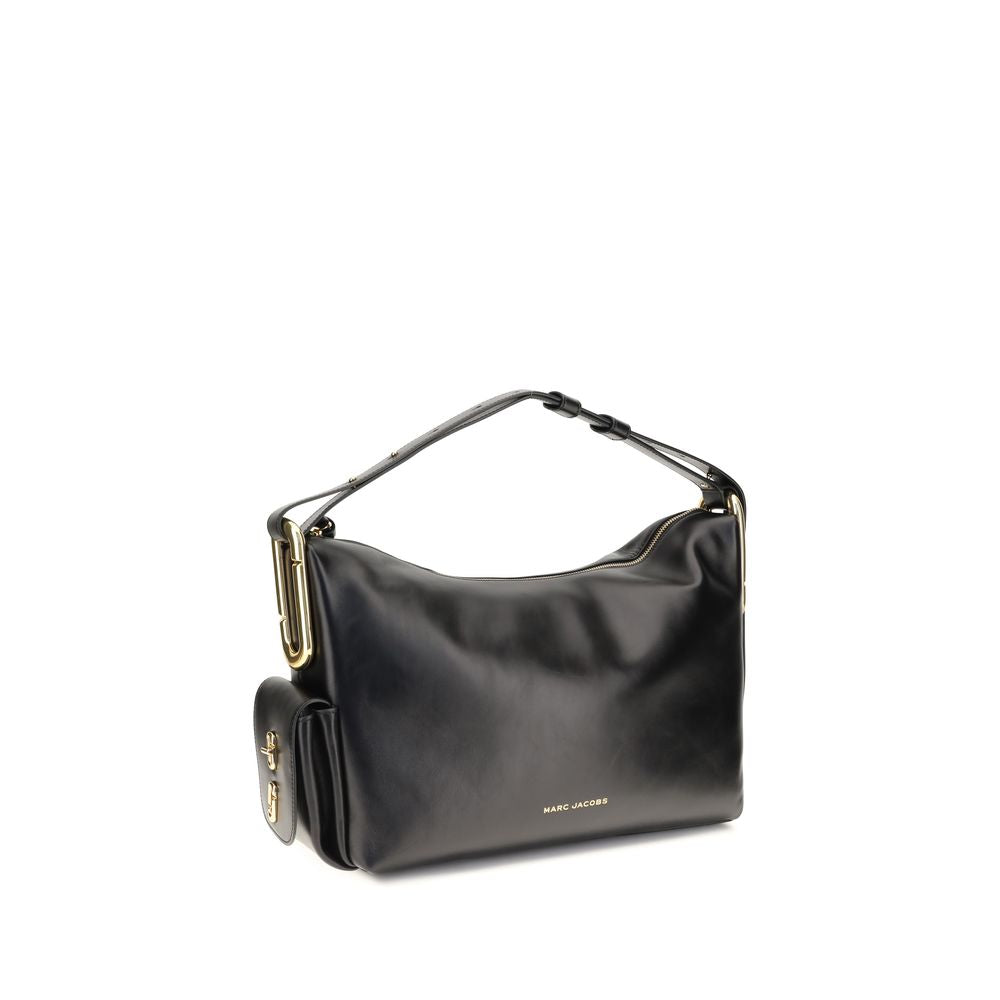 Large Handbag by Marc Jacobs for women in bos taurus calf leather black, natural & signature presents a ornamental silhouette, showcasing a secure , ample external-pockets, and versatile shoulder-strap & adjustable-strap for a ornamental finish.