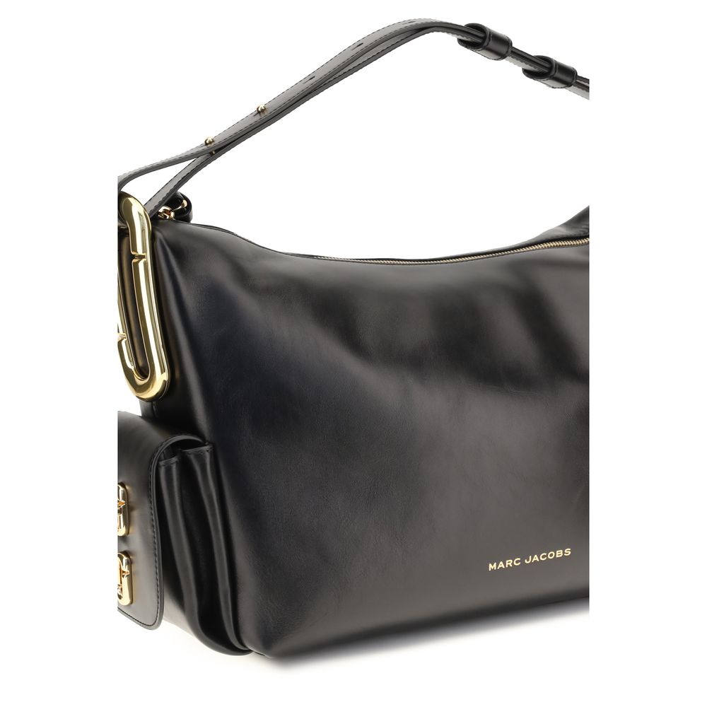 Large Handbag by Marc Jacobs for women in bos taurus calf leather black, natural & signature features a contemporary silhouette, showcasing a secure , ample external-pockets, and contemporary shoulder-strap & adjustable-strap for a sophisticated look.