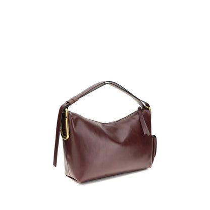 Large Shoulder Handbag by Marc Jacobs for women in bos taurus calf leather bordeaux, natural & signature features a refined silhouette, showcasing a secure , organized , and versatile shoulder-strap & adjustable-strap for a refined finish.