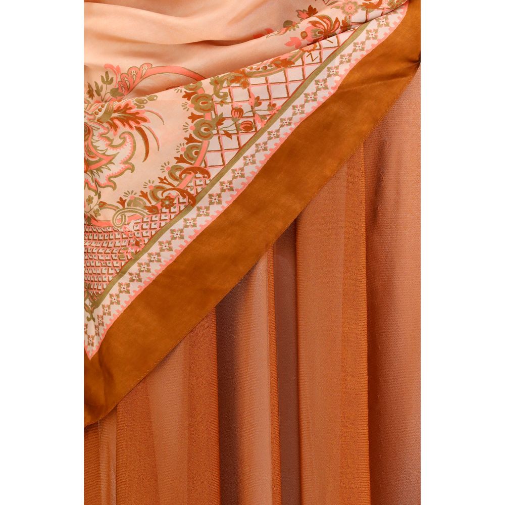 Dress by Zimmermann for women in stretch polyamide viscose brown features an sultry silhouette defined by a and , falling to an sultry maxi long for a sultry look.
