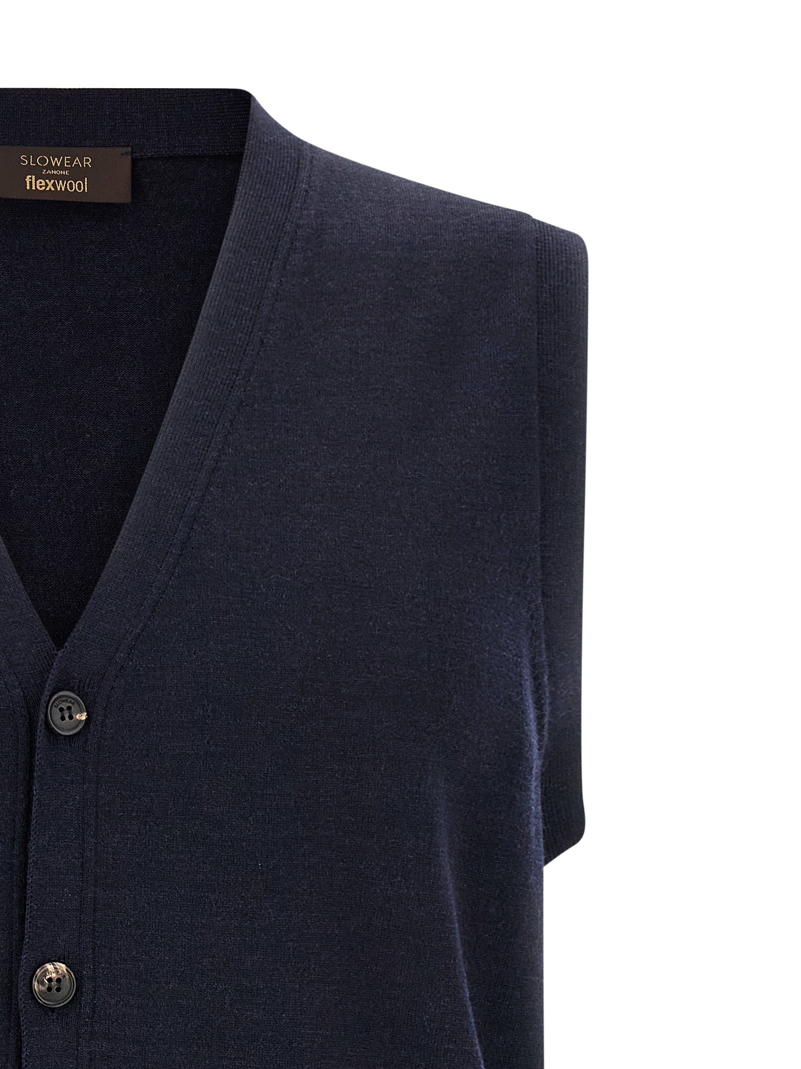 Cardigan by ZANONE for men in polyamide & virgin wool blue showcases a captivating silhouette, artfully detailed with a captivating and for a truly sophisticated captivating look.