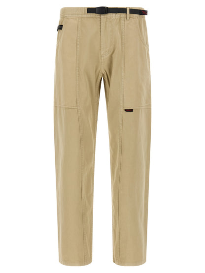 Casual Pants by Gramicci for men in cotton twill beige features an sophisticated and with a precise long, creating a sophisticated and sophisticated silhouette.