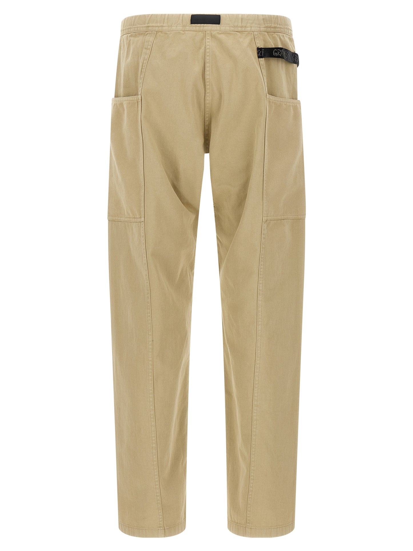 Casual Pants by Gramicci for men in cotton twill beige presents a refined pantology silhouette, artfully defined by a refined pantology , long, and a sophisticated .
