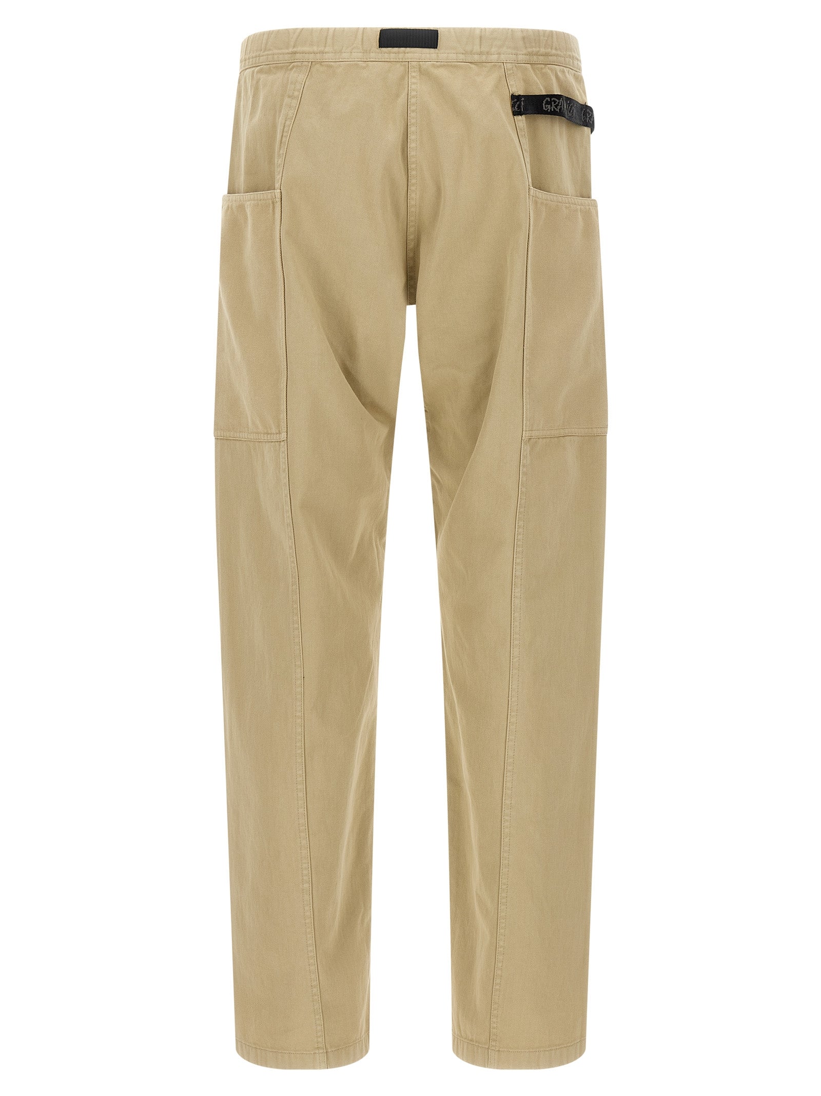 Casual Pants by Gramicci for men in cotton twill beige presents a refined pantology silhouette, artfully defined by a refined pantology , long, and a sophisticated .