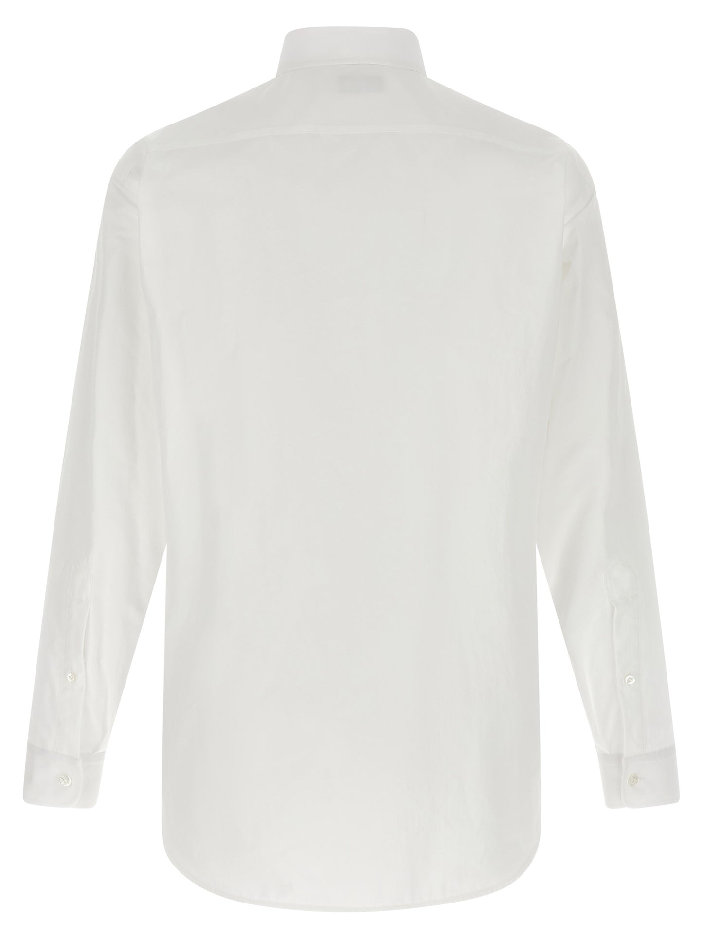 Blouse by Balenciaga for men in cotton white features an polished silhouette, showcasing a sophisticated and detail for a truly polished finish.
