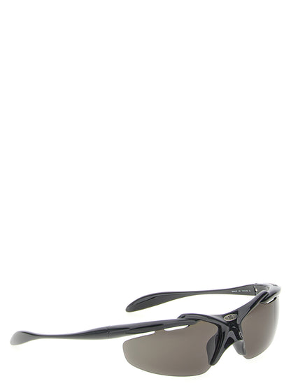 Sunglasses by Balenciaga for men in bos taurus suede calf leather black features an timeless with black coloured frame frames and for a timeless finish.