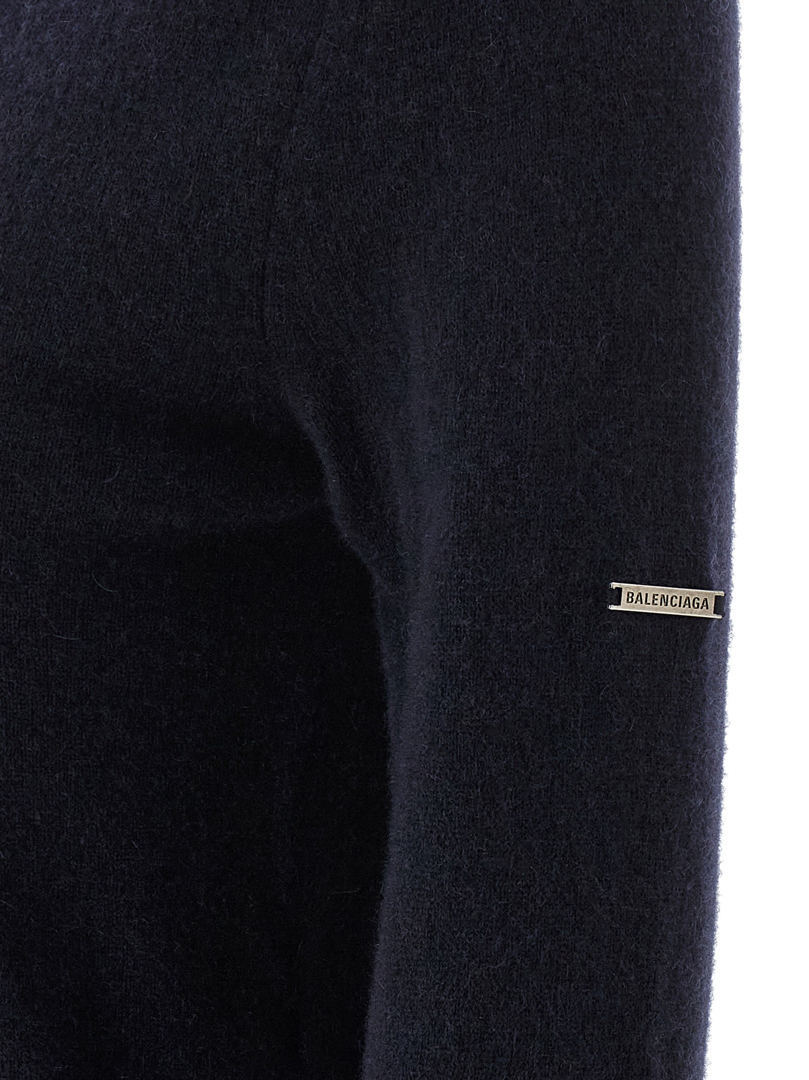 Cardigan by Balenciaga for women in polyamide & cashmere blue features a nuanced silhouette with a refined and nuanced detailing for a sophisticated look.
