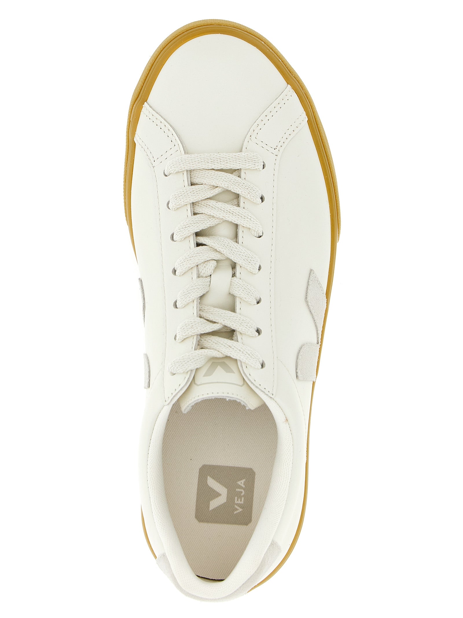 Sneakers by Veja for men in suede calfskin leather beige features an fashionable silhouette, showcasing the premium Men's Low Top Suede Calfskin Leather Sneakers in a fashionable low-top style that offers a fashionable finish for refined style.