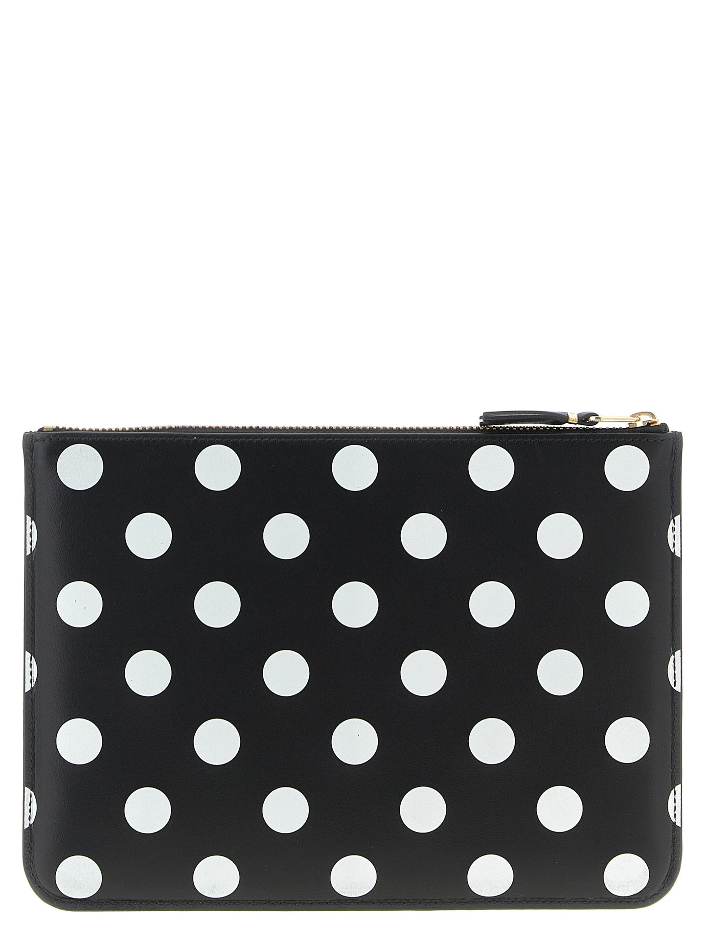 Cardholder Card Case by Comme Des Garçons for unisex in leather bicolour, black, white & print features an dynamic silhouette from the Leather Cardholder Card Case collection, highlighting dynamic card-organization for a premium and sophisticated look.