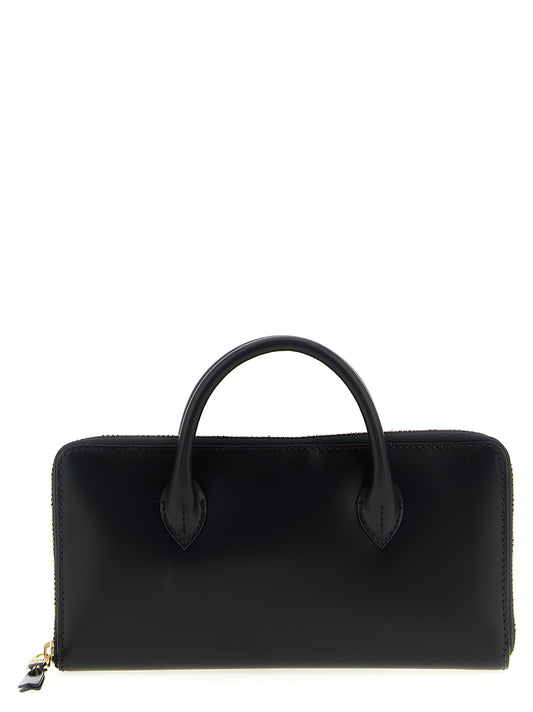 Cardholder Card Case by Comme Des Garçons for unisex in leather black features a distinguished silhouette, showcasing the distinguished design of the Leather Cardholder Card Case with refined card-organization.