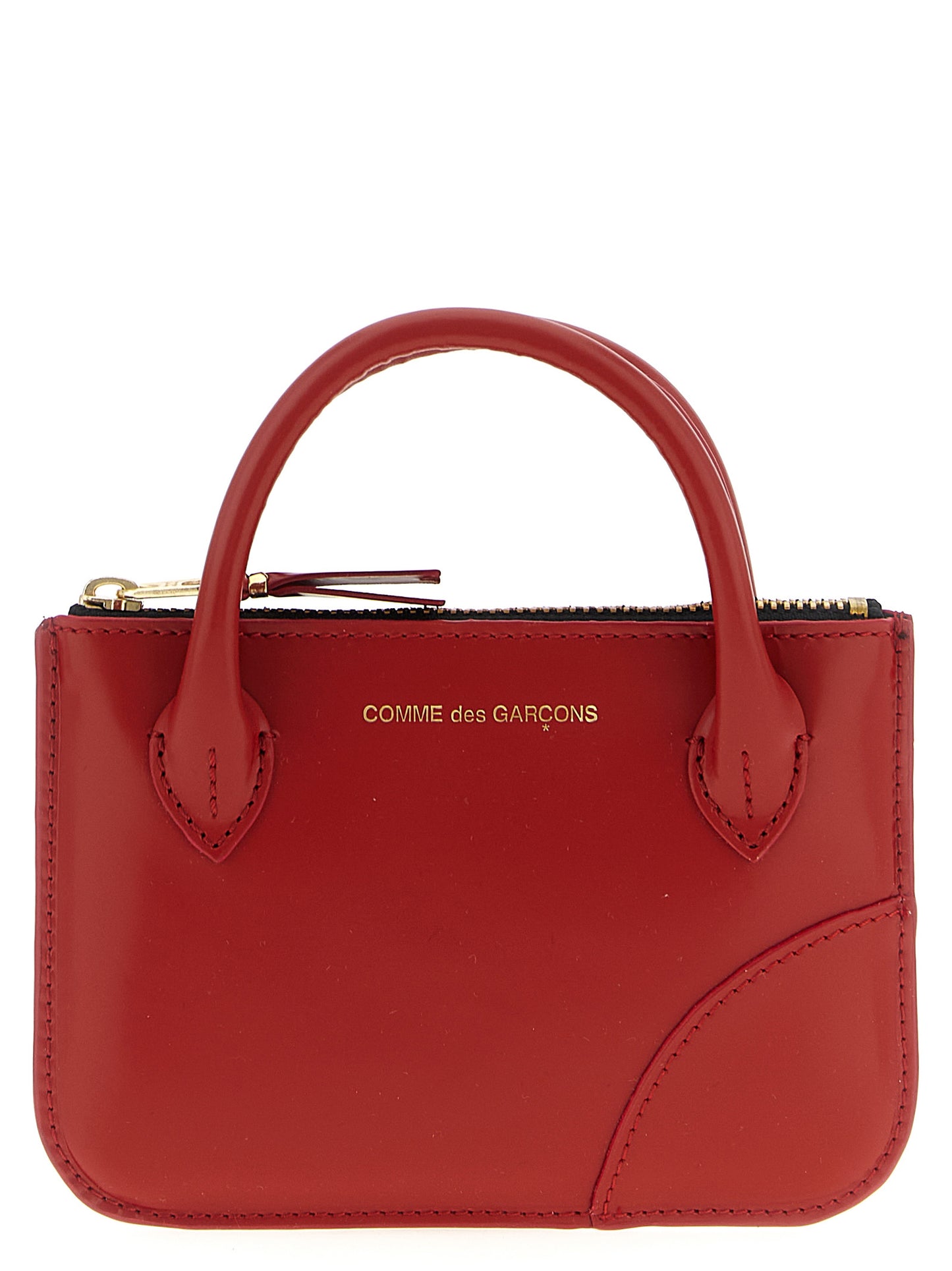 Cardholder Card Case by Comme Des Garçons for unisex in leather multicolor & red features a polished Leather Cardholder Card Case design with polished card-organization coin-purse.