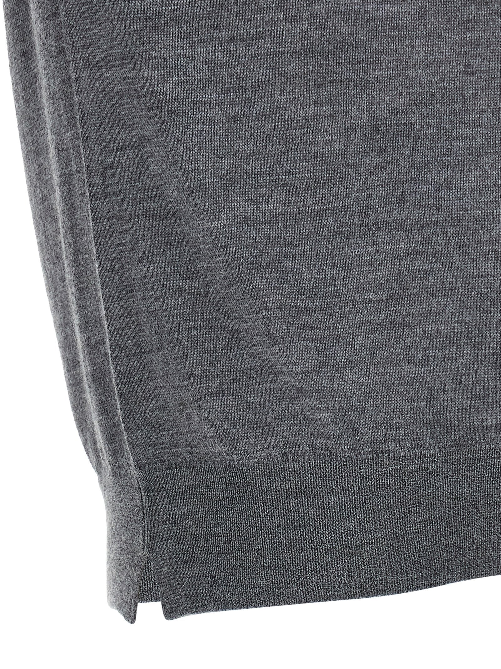 Cardigan by MA'RY'YA for men in cashmere modacrylic merino wool blend gray features an impeccable silhouette, showcasing a sophisticated and detail for a truly impeccable finish.