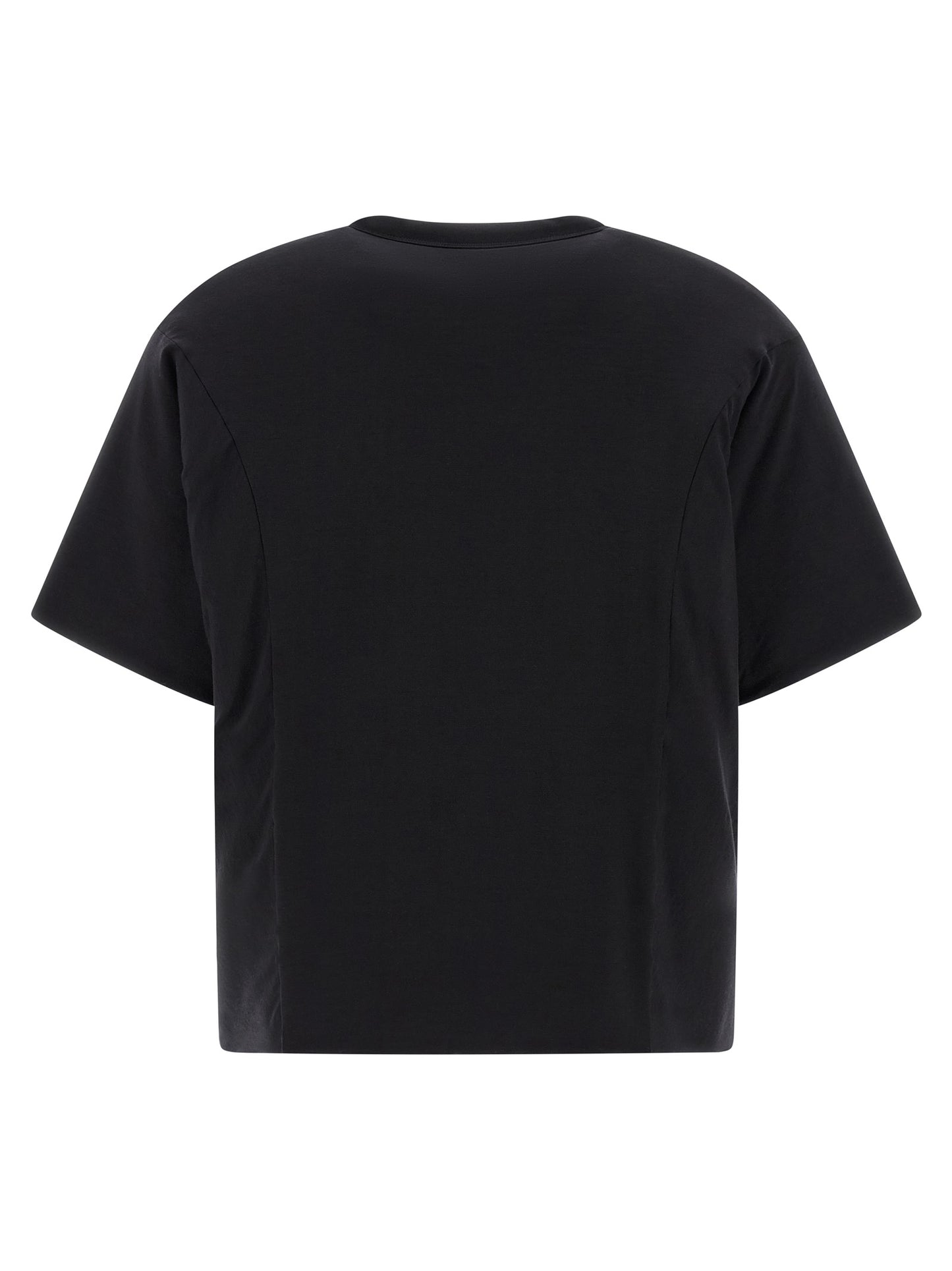 T-Shirt by Y-3 for men in lyocell & silicone black features an on trend silhouette, perfectly showcasing a on trend and crew neckline for an elevated aesthetic.