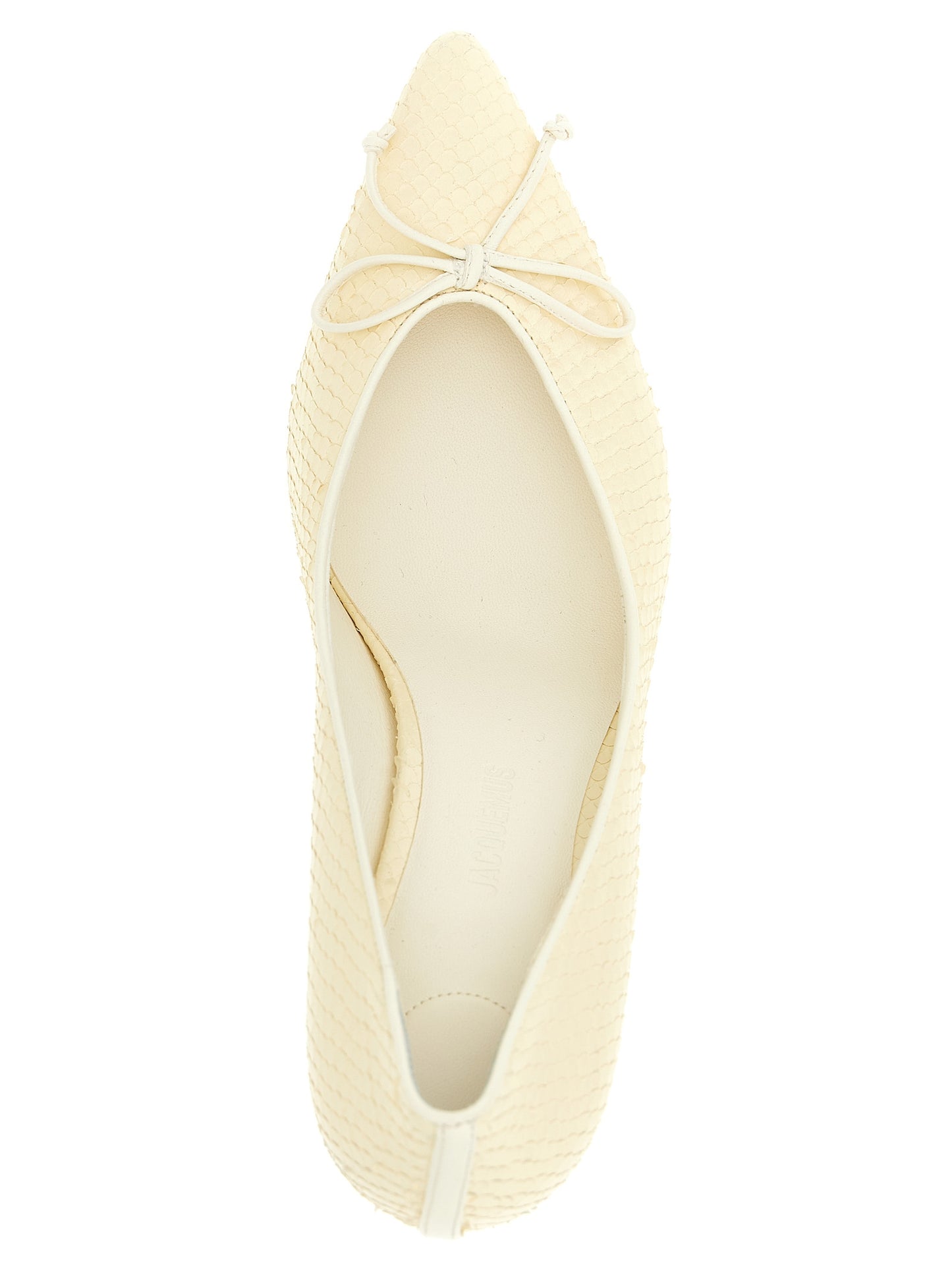 Jacquemus Women's Bos Taurus Embossed Calfskin Leather High-Heel Pumps Heels - Beige