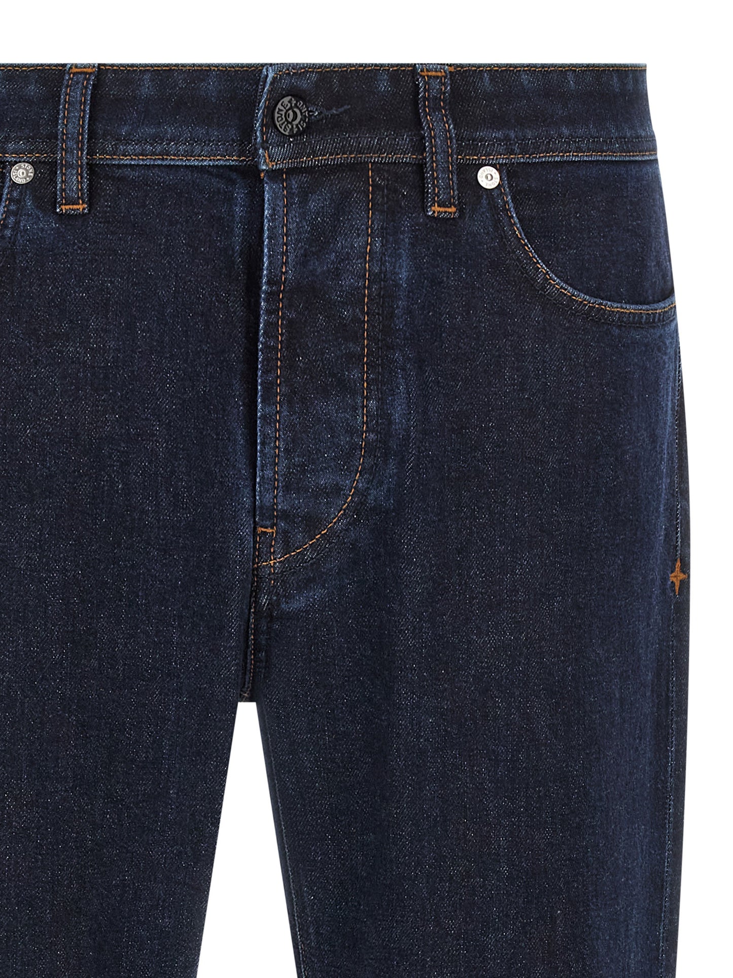 Jeans by Stone Island for men in stretch organic cotton denim blue, indigo & signature features a refined silhouette with a refined straight-leg, defined by a and a refined long for a refined finish.