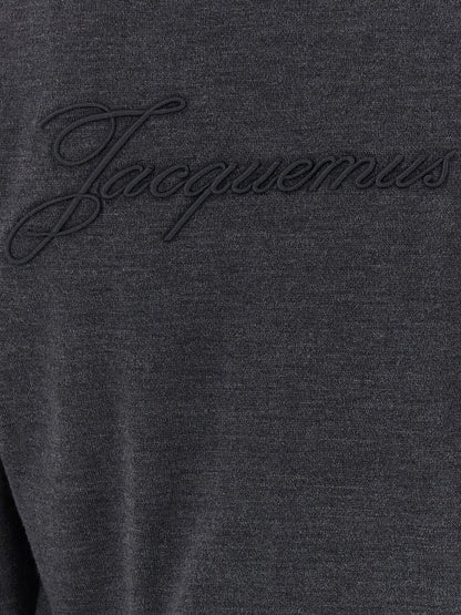 Cardigan by Jacquemus for men in merino wool gray features a nuanced silhouette with a refined and nuanced detailing for a sophisticated look.