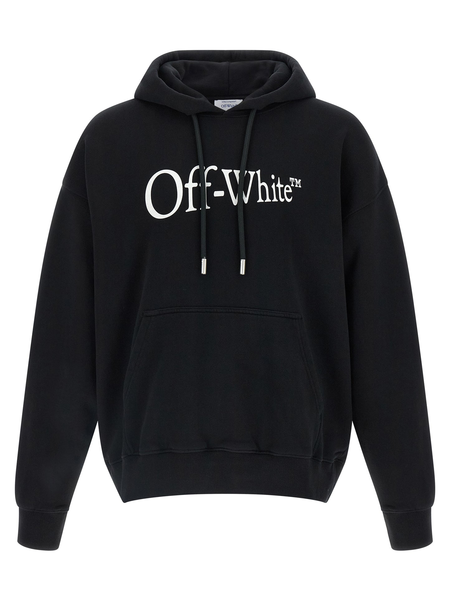 Sweatshirt Hoodie by Off-White for men in cotton bicolour, black, white & print features an luminous silhouette, showcasing a sophisticated hooded neckline and long-sleeve for a truly luminous look.