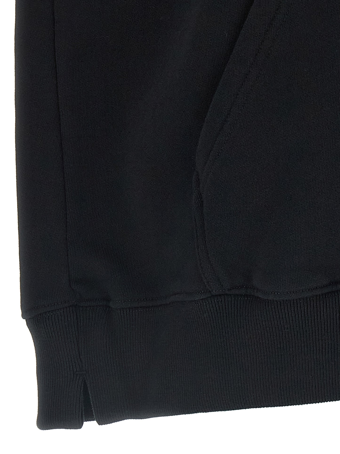 Sweatshirt Hoodie by Off-White for men in cotton bicolour, black, white & print features an avant-garde silhouette, showcasing a sophisticated and detail for a truly avant-garde finish.
