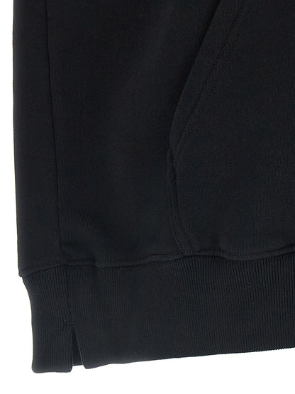 Sweatshirt Hoodie by Off-White for men in cotton bicolour, black, white & print features an avant-garde silhouette, showcasing a sophisticated and detail for a truly avant-garde finish.