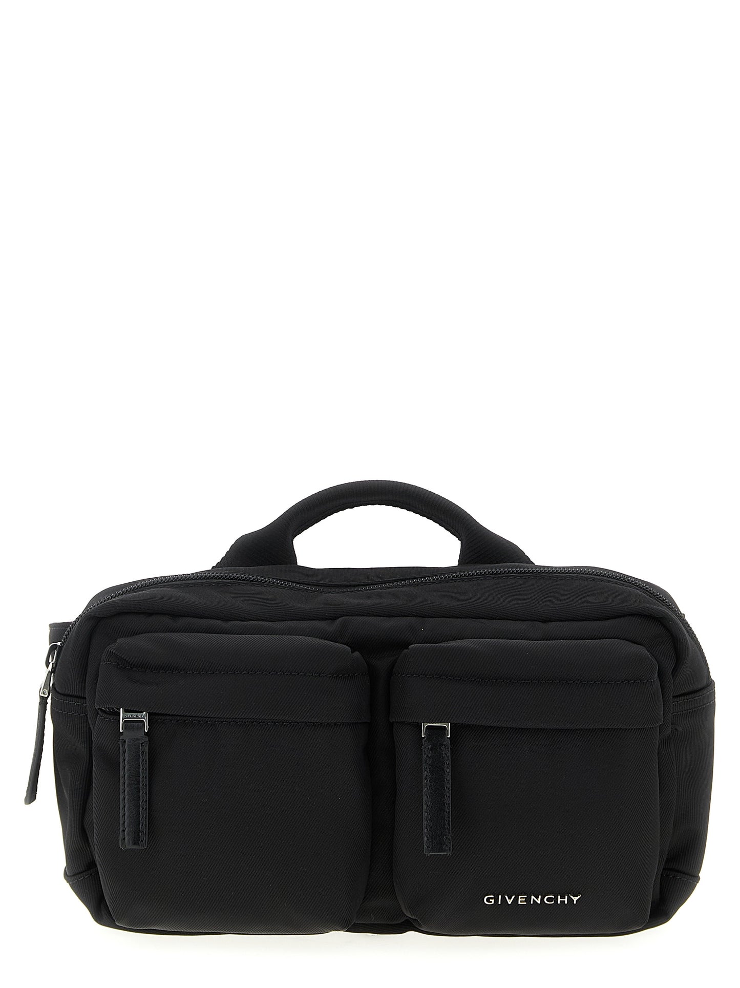 Crossbody Fanny Pack Messenger Bag by Givenchy for men in nylon black features an fashionable Essential U Nylon Crossbody Fanny Pack Messenger Bag design with a fashionable zipper, ample , and versatile crossbody-strap, shoulder-strap & handle for a sophisticated finish.