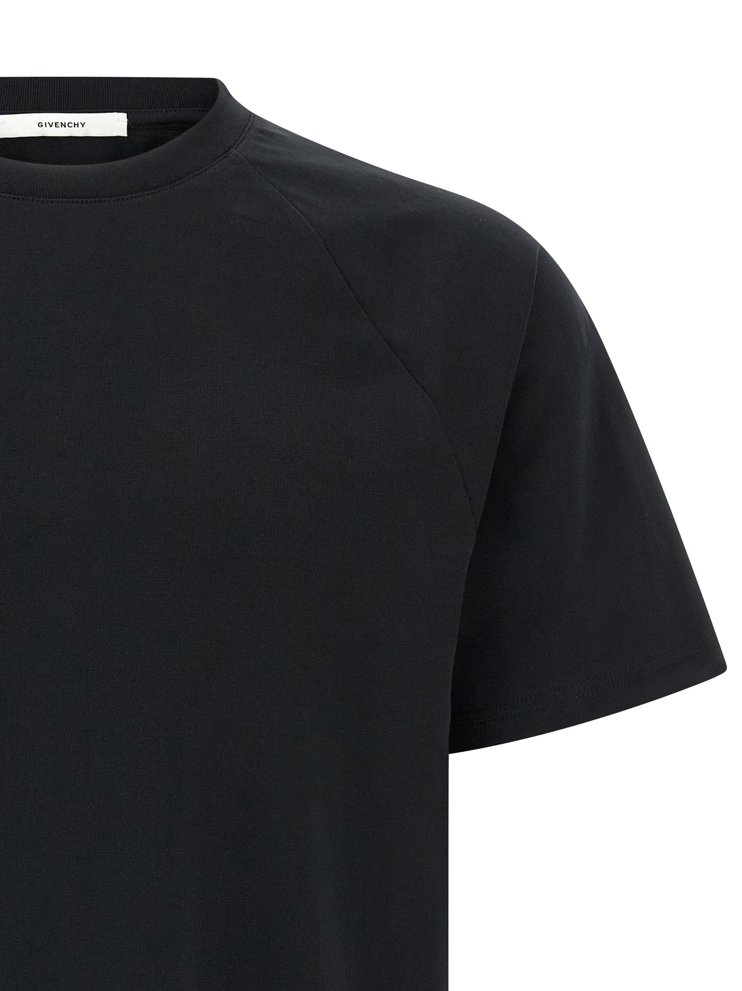 T-Shirt by Givenchy for men in cotton satin bicolour, black, white & signature features an on trend silhouette, perfectly showcasing a on trend and for an elevated aesthetic.