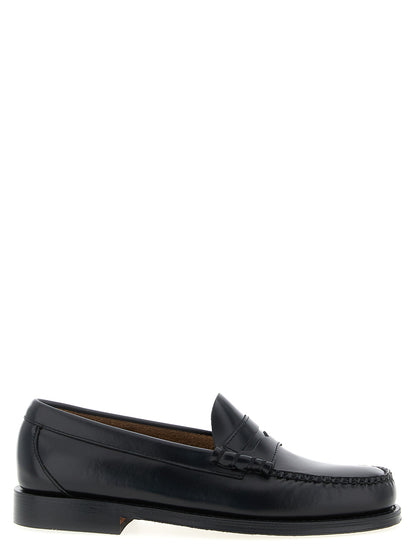 Loafer Slip-On Shoes by G.H. BASS for men in cowhide leather black features an dynamic silhouette from the Icon Men's Cowhide Leather Loafer Slip-On Shoes collection, defined by a dynamic and for a dynamic look.