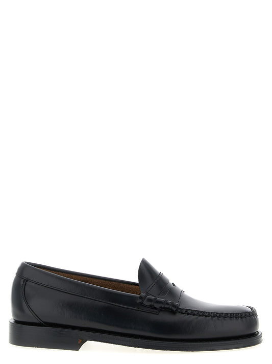 Loafer Slip-On Shoes by G.H. BASS for men in cowhide leather black features an dynamic silhouette from the Icon Men's Cowhide Leather Loafer Slip-On Shoes collection, defined by a dynamic and for a dynamic look.