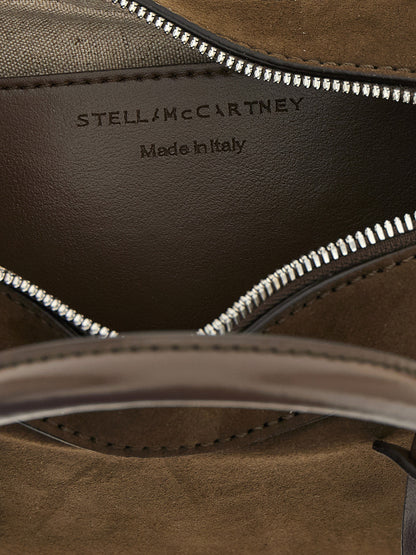 Handbag by Stella McCartney for women in polyester brown presents a ornamental silhouette, showcasing a secure zipper, ample , and versatile shoulder-strap, adjustable-strap & handle for a ornamental finish.