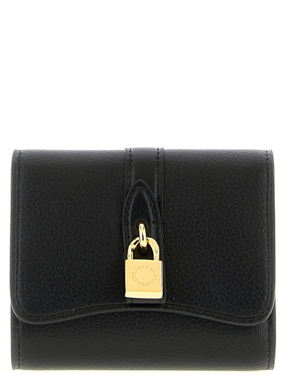 Cardholder Card Case by Stella McCartney for women in polyamide black features a sleek silhouette, showcasing the sleek design of the Rider Polyamide Cardholder Card Case with functional card-organization eco-friendly trifold for a premium look.