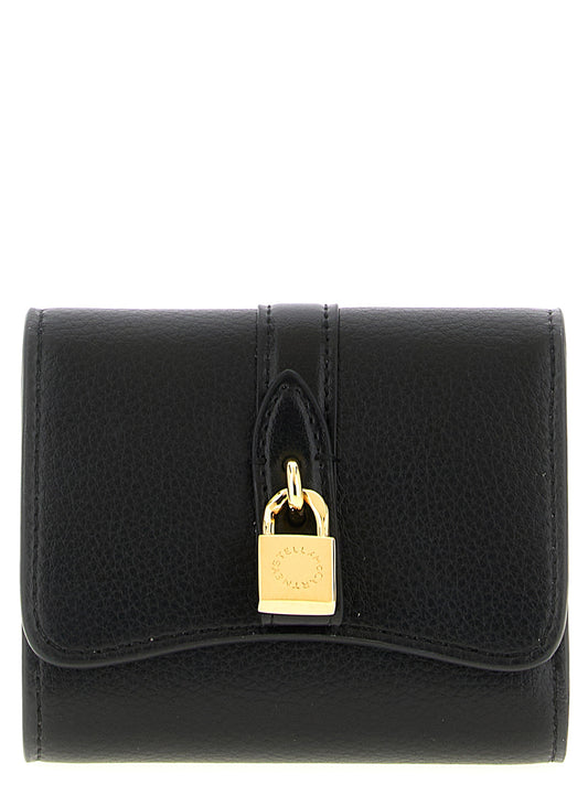 Cardholder Card Case by Stella McCartney for women in polyamide black features a sleek silhouette, showcasing the sleek design of the Rider Polyamide Cardholder Card Case with functional card-organization eco-friendly trifold for a premium look.