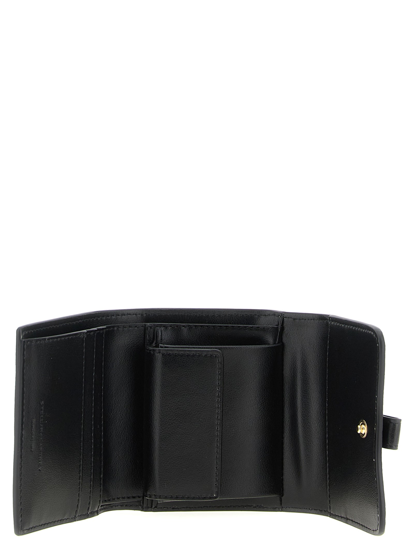Cardholder Card Case by Stella McCartney for women in polyamide black features a polished Rider Polyamide Cardholder Card Case design with polished card-organization eco-friendly trifold.