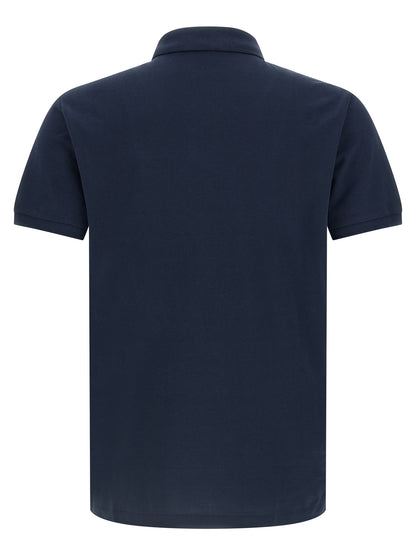 Polo Shirt by Polo Ralph Lauren for men in cotton blue features a eye catching silhouette, showcasing a refined and for a eye catching finish.