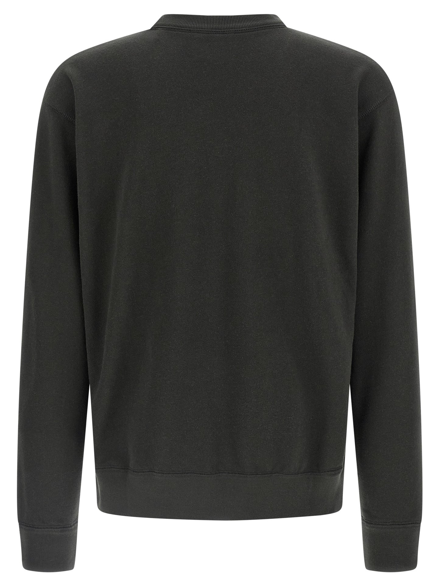 Sweatshirt by Isabel Marant for men in plush polyester velvet & cotton black features an enviable silhouette, showcasing a premium and refined for a truly enviable finish.