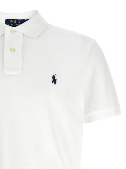 Polo Shirt by Polo Ralph Lauren for men in cotton white showcases a enviable silhouette, featuring a refined and for a enviable finish.