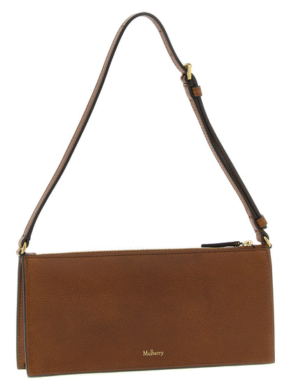 Mini Shoulder Bag by Mulberry for women in calfskin leather brown features a effortless chic silhouette with a secure zipper, magnetic & buckle, ample external-pockets, and versatile shoulder-strap & adjustable-strap for a effortless chic finish.