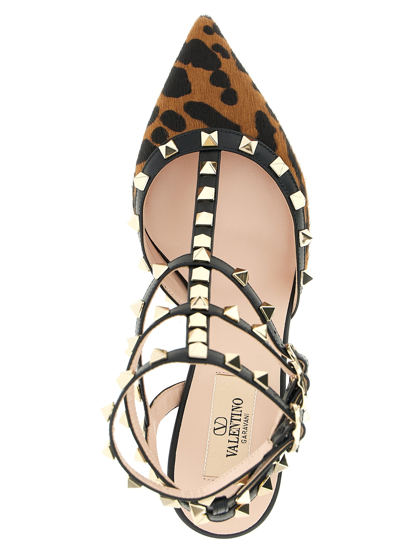 Mid-Heel Pumps Heels by Valentino Garavani for women in bos taurus calfskin leather and animal, multicolor & print showcases a effortlessly elegant silhouette as Rockstud Women's Bos Taurus Calfskin Leather Mid-Heel Pumps Heels, featuring a effortlessly elegant mid-heel and a effortlessly elegant pointed toe style for an elegant look.