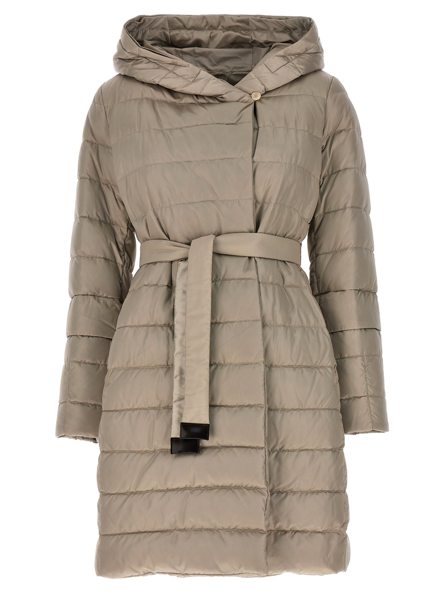 Max Mara Women's Quilted Down Goose Reversible Waterproof Polyamide Polyester & Goose-Down Puffer Jacket - Beige