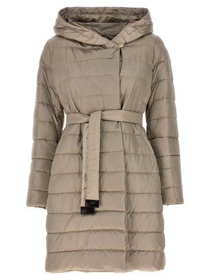 Max Mara Women's Quilted Down Goose Reversible Waterproof Polyamide Polyester & Goose-Down Puffer Jacket - Beige