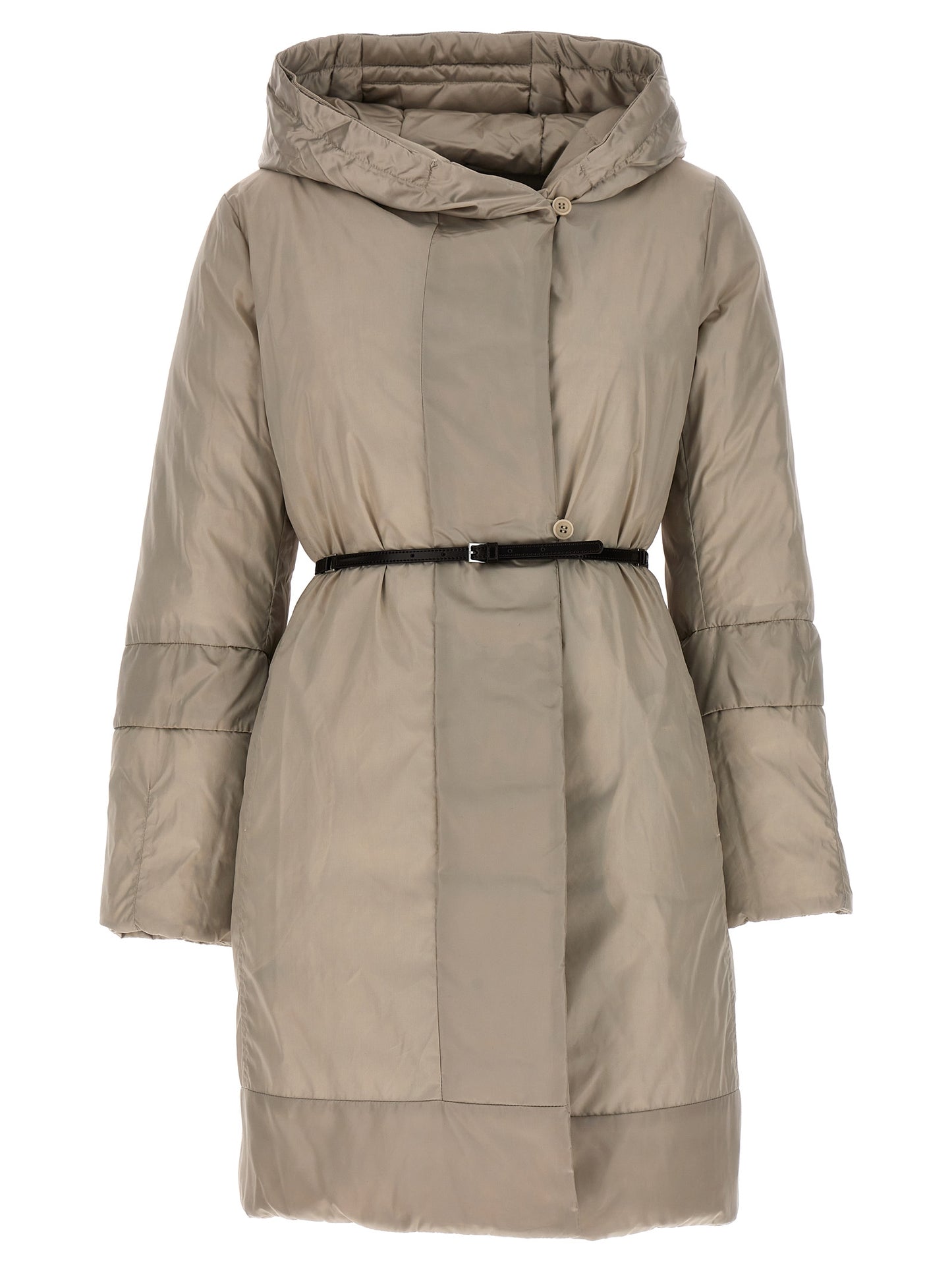 Max Mara Women's Quilted Down Goose Reversible Waterproof Polyamide Polyester & Goose-Down Puffer Jacket - Beige