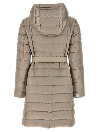 Max Mara Women's Quilted Down Goose Reversible Waterproof Polyamide Polyester & Goose-Down Puffer Jacket - Beige